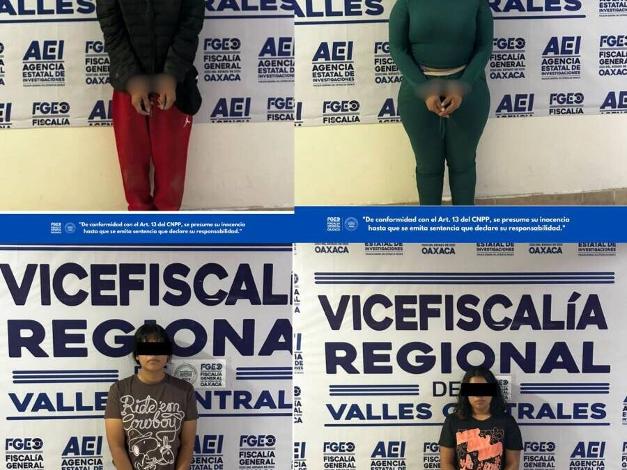 Obtiene FGEO vinculación a proceso contra cuatro personas detenidas en cateo, probables implicados en narcomenudeo que operaban en Oaxaca de Juárez