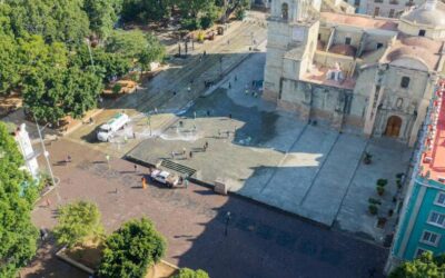 Realizan Mega Tequio en el Centro Histórico de Oaxaca de Juárez