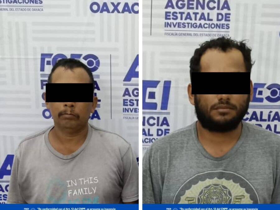 Vinculación a proceso contra J.C.R.M., alias “El Calibre” y C.G.H., alias “El abuelo” por triple homicidio cometido en la Costa: Fiscalía de Oaxaca