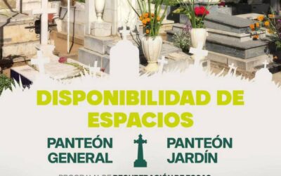 Disponibilidad de espacios en panteones municipales