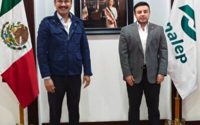 El presidente municipal de Oaxaca de Juárez se reúne con el director del CENETIC para impulsar la educación técnica