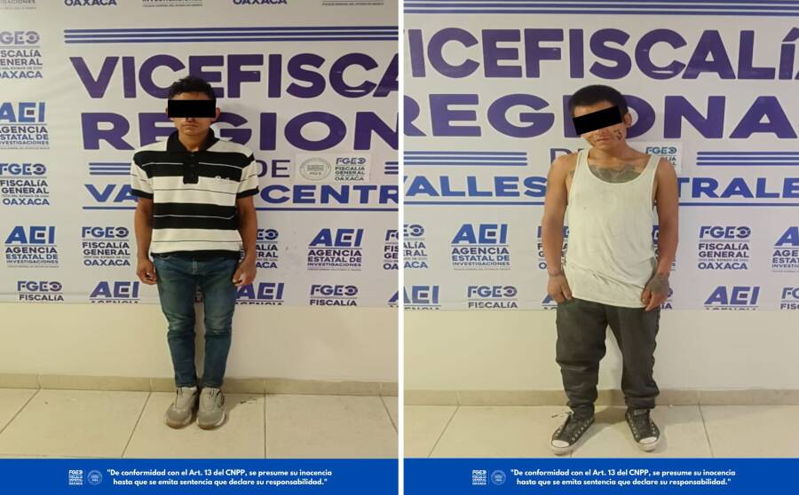 Fiscalía de Oaxaca obtiene vinculación a proceso contra dos personas por robo en Valles Centrales
