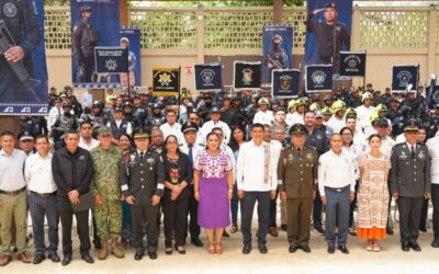 Fortalecen equipamiento policial en Xoxocotlán