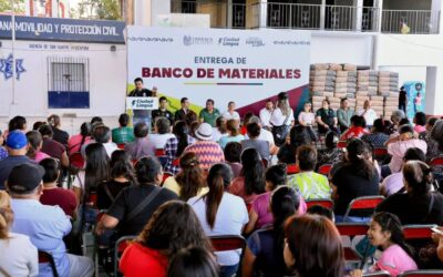 Impulsa Ray Chagoya obras comunitarias con entrega del Banco de Materiales