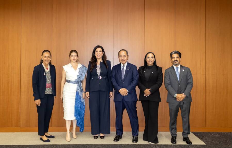 Kenia López Rabadán llama ante Keidanren a fortalecer la inversión japonesa en México y generar más empleos