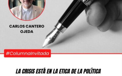 La crisis está en la ética de la política