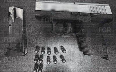 Lleva la FGR a proceso a dos personas detenidas con armas de fuego en Oaxaca de Juárez, Oaxaca.