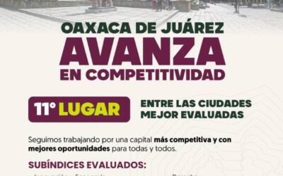 Más condiciones para crecer, invertir y vivir mejor en Oaxaca de Juárez