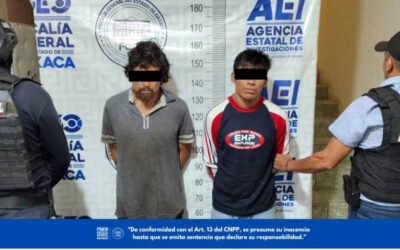 Operativo coordinado en Etla deja dos personas detenidas y aseguramiento de dosis de droga