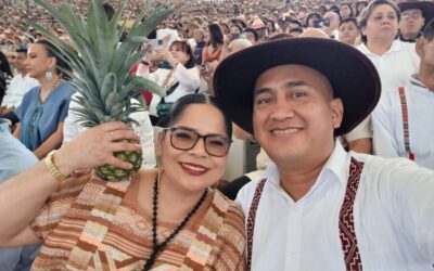 Ovaciona #NinoMorales a sus hermanas y hermanos indígenas en la Octava del Lunes del Cerro