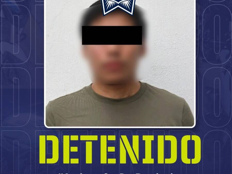 Policía Municipal detiene a una persona por el presunto delito de violación a la intimidad sexual