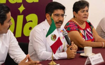 Presidente de la Suprema Corte de Justicia de la Nación realiza histórica visita al Palacio Municipal de Oaxaca de Juárez.