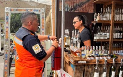Protección Civil refuerza acciones preventivas durante las Expo Ferias de la Guelaguetza
