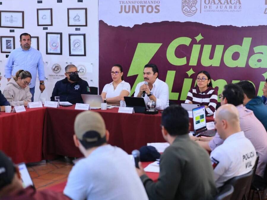 Ray Chagoya encabeza el Operativo Donají–Guelaguetza para garantizar seguridad y servicios en Oaxaca de Juárez
