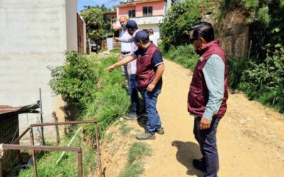 Supervisa Gobierno Municipal espacios donde iniciarán obras del programa Banco de Materiales en Donají
