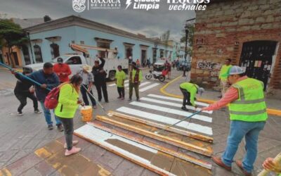 Tequio Vecinal fortalece el trabajo comunitario en el Centro de Oaxaca de Juárez