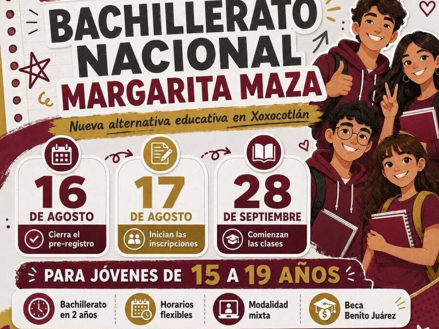 Bachillerato Nacional Margarita Maza, una alternativa educativa para Xoxocotlán