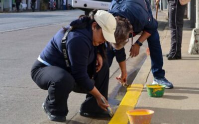 Con tequio vecinal, mejoran imagen urbana en el Ex Marquesado