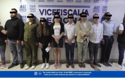 Con un agente infiltrado, Fiscalía de Oaxaca detiene en flagrancia y desarticula banda dedicada al fraude