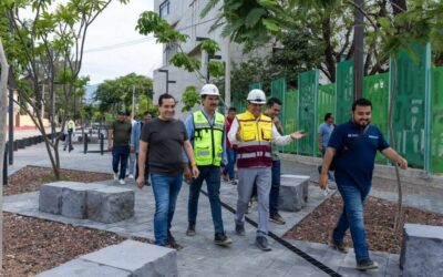 Constatan avances en la transformación del Parque Lineal Ciudad de los Deportes