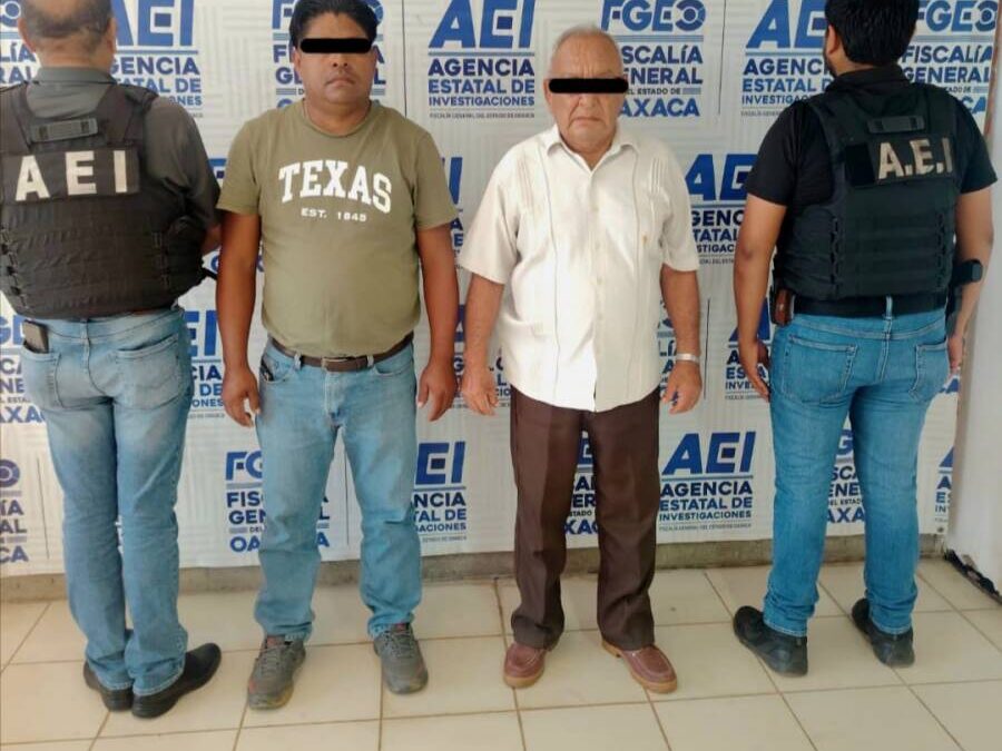 FGEO detiene a dos personas por extorsión agravada contra empresa constructora en Tuxtepec