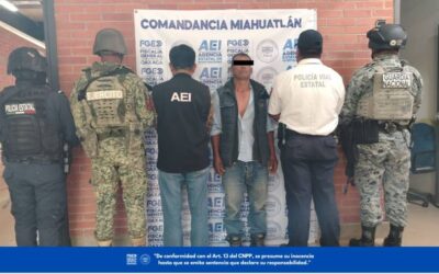 FGEO ejecuta orden de aprehensión contra hombre investigado por violencia familiar ocurrida en Miahuatlán