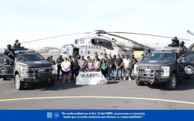 FGEO junto a la Marina, SSPC y el Gabinete de Seguridad del Estado desarticulan estructura delictiva y capturan a nueve personas vinculadas a actividades delictivas de ASAEO.
