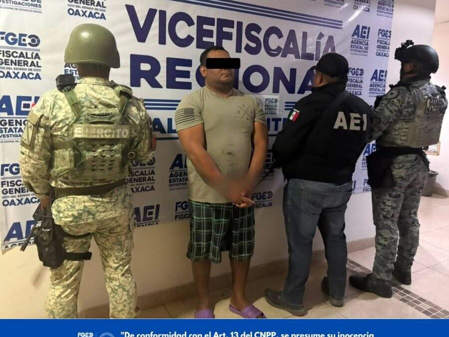 Fiscalía de Oaxaca obtiene vinculación a proceso contra E.T.L., alias “El Tello”, por homicidio calificado cometido en la región de la Costa