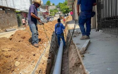 Mejorará Ceabien la red distribuidora de agua potable en la colonia Lomas del Puerto de Puerto Escondido