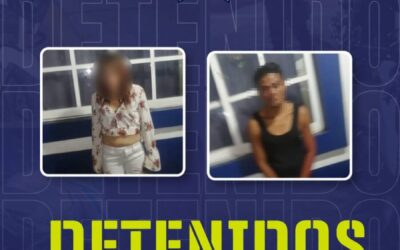 Policía Municipal detiene a dos personas por presunto robo en calle de Las Casas