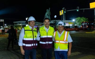 Ray Chagoya fortalece la socialización del Paso a Desnivel Monumento a Juárez
