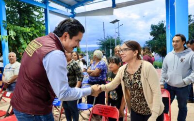 Ray Chagoya lleva Banco de Materiales a la colonia Presidentes de México
