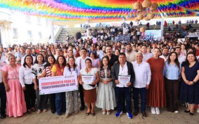 Ray Chagoya reconoce la labor de productores durante la Convención del Café Oaxaqueño 2026