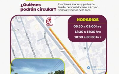 Refuerzan operativo vial y habilitan tránsito local en zona del Paso a Desnivel Monumento a Juárez