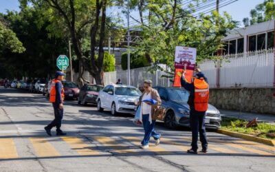 Guardianes de la Movilidad beneficia a más de 4 mil personas en Oaxaca de Juárez