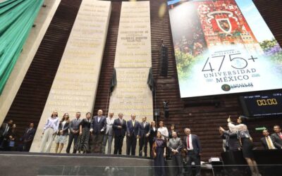 Cámara de Diputados conmemora el 475 aniversario de la Universidad Nacional Autónoma de México
