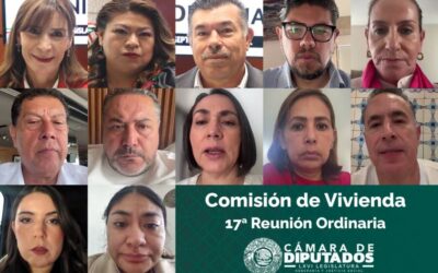 Comisión aprobó su plan anual de trabajo; hacer efectivo el derecho humano a la vivienda adecuada, el propósito