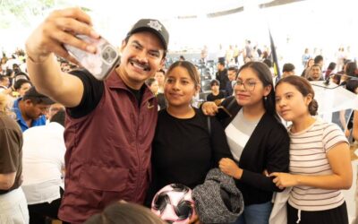 Con la energía de las juventudes, arranca la construcción del Centro Comunitario México Imparable en Pueblo Nuevo