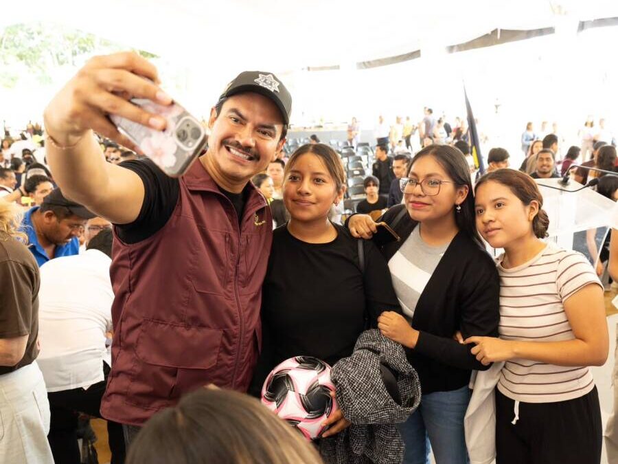 Con la energía de las juventudes, arranca la construcción del Centro Comunitario México Imparable en Pueblo Nuevo