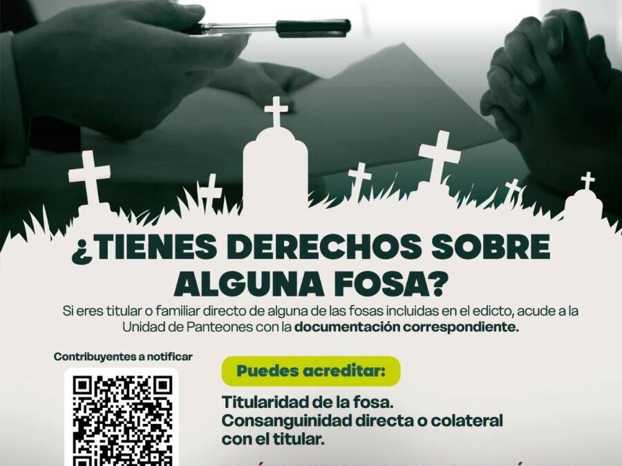 Continúa Programa de Recuperación de Fosas 2026 en panteones municipales
