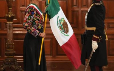 Destaca #NinoMorales orgullo istmeño en vestido que portó la Presidenta Claudia Sheinbaum en el Grito de Independencia