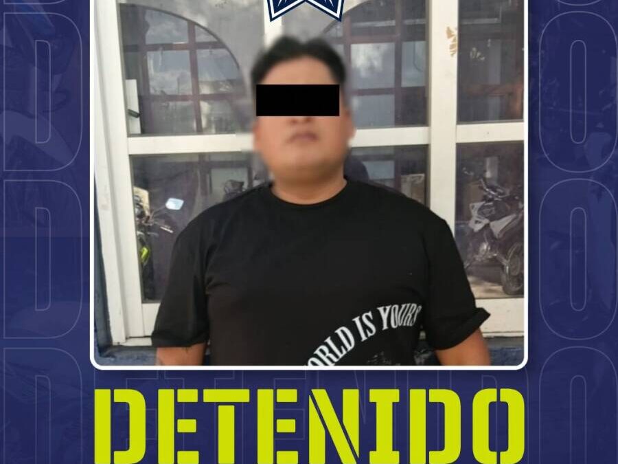 Detenido por presunta violencia familiar en la colonia Unión