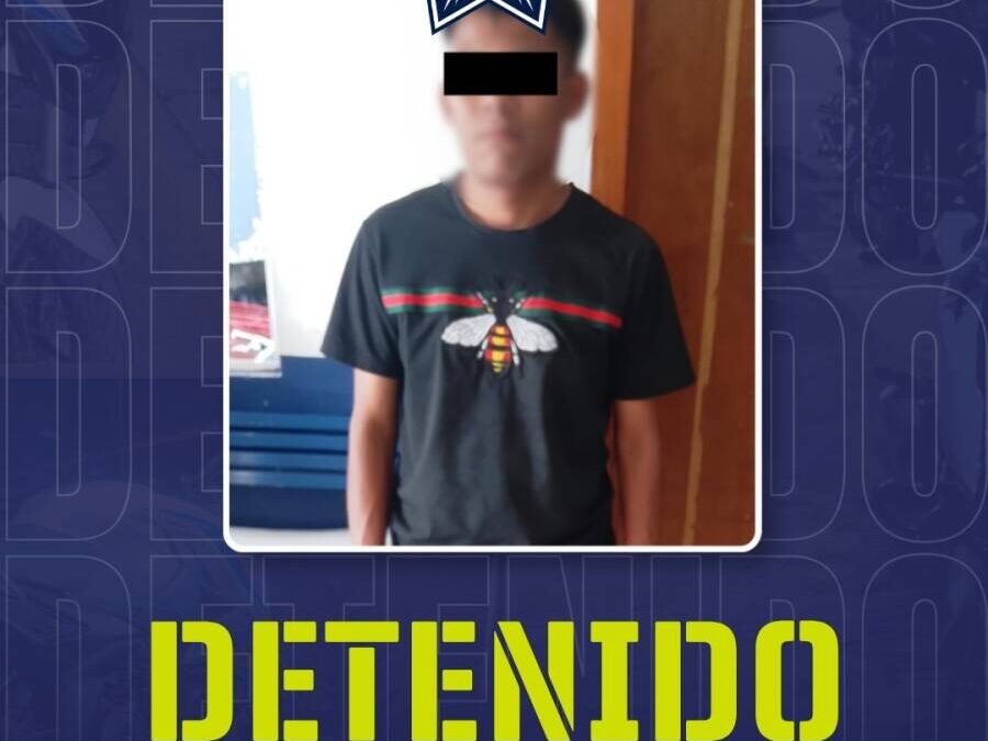 Detienen a persona por presunto robo de pertenencias a una menor en el Centro Histórico