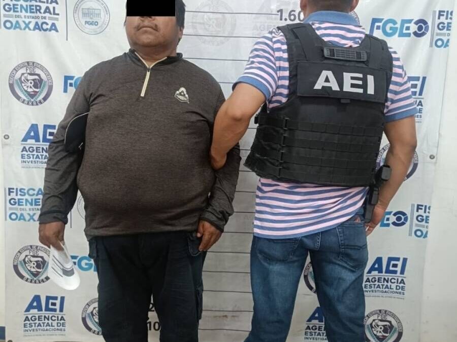 FGEO ejecuta orden de aprehensión y detiene a probable responsable de violencia familiar ejercida en Juchitán de Zaragoza