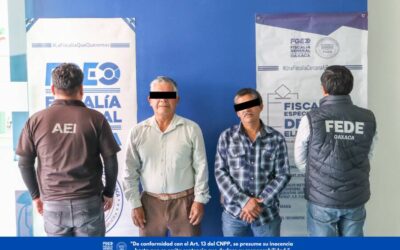 Fiscalía de Oaxaca aprehende a Síndico y Regidor por violencia política contra presidenta municipal