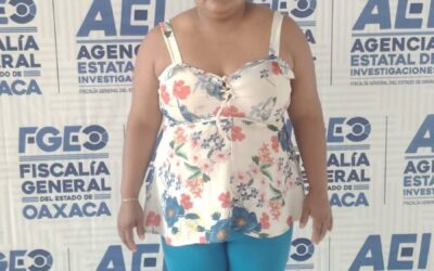 Fiscalía de Oaxaca detiene a mujer por su probable participación en la desaparición de un policía estatal en Soyaltepec