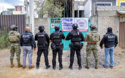Fuerzas estatales y federales ejecutan seis cateos en los Valles Centrales como parte de la segunda etapa de investigación contra la ASAEO: Fiscalía de Oaxaca