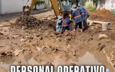 Garantizan Ceabien y Soapa suministro de agua potable en la colonia Casa Blanca, San Martín Mexicapam.