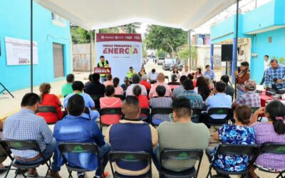 Inaugura Ray Chagoya rehabilitación de la calle Bernardo Balbuena en San Martín Mexicapam.