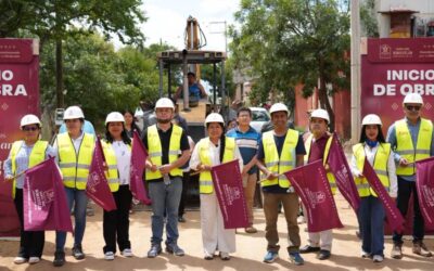Inicia gobierno municipal dos nuevas pavimentaciones en Xoxocotlán